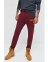 Hollister Co. pantaloni de trening barbati culoarea bordo cu imprimeu - Pled.ro