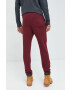 Hollister Co. pantaloni de trening barbati culoarea bordo cu imprimeu - Pled.ro