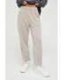 Hollister Co. pantaloni de trening culoarea bej neted - Pled.ro