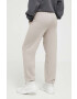 Hollister Co. pantaloni de trening culoarea bej neted - Pled.ro