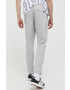 Hollister Co. pantaloni din amestec de in culoarea gri drept - Pled.ro