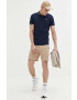 Hollister Co. pantaloni scurti barbati culoarea alb - Pled.ro