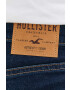 Hollister Co. pantaloni scurti jeans barbati culoarea albastru marin - Pled.ro