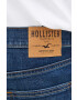 Hollister Co. pantaloni scurti jeans barbati culoarea albastru marin - Pled.ro