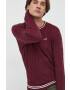 Hollister Co. pulover barbati culoarea bordo light - Pled.ro