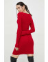 Hollister Co. rochie culoarea rosu mini mulata - Pled.ro