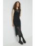 Hollister Co. rochie culoarea negru mini evazati - Pled.ro