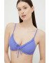 Hollister Co. sutien de baie culoarea violet cupa usor rigidizata - Pled.ro