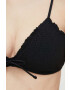 Hollister Co. sutien de baie culoarea negru cupa usor rigidizata - Pled.ro