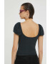 Hollister Co. tricou femei culoarea negru - Pled.ro