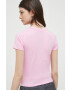 Hollister Co. tricou femei culoarea roz - Pled.ro