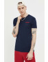 Hollister Co. tricou din bumbac culoarea negru modelator - Pled.ro