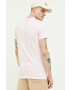 Hollister Co. tricou din bumbac culoarea roz cu imprimeu - Pled.ro