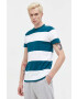 Hollister Co. tricou din bumbac culoarea verde modelator - Pled.ro