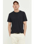 Hollister Co. tricou din bumbac culoarea negru neted - Pled.ro