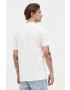 Hollister Co. tricou din bumbac culoarea bej neted - Pled.ro