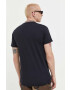 Hollister Co. tricou din bumbac culoarea albastru marin - Pled.ro