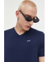 Hollister Co. tricou din bumbac culoarea gri - Pled.ro