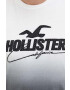 Hollister Co. tricou din bumbac culoarea negru modelator - Pled.ro