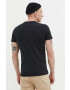 Hollister Co. tricou din bumbac culoarea negru neted - Pled.ro