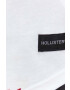 Hollister Co. tricou din bumbac culoarea violet - Pled.ro