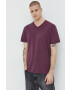 Hollister Co. tricou din bumbac culoarea violet neted - Pled.ro