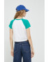 Hollister Co. tricou din bumbac culoarea maro - Pled.ro