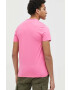 Hollister Co. tricou din bumbac culoarea roz cu imprimeu - Pled.ro