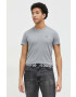 Hollister Co. tricou din bumbac culoarea bej - Pled.ro