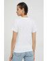 Hollister Co. tricou din bumbac culoarea alb - Pled.ro