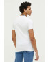 Hollister Co. tricou din bumbac culoarea alb - Pled.ro