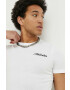 Hollister Co. tricou din bumbac culoarea alb - Pled.ro