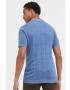 Hollister Co. tricou polo barbati culoarea albastru marin neted - Pled.ro