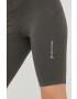 Houdini pantaloni scurti sport Adventure femei culoarea verde neted high waist - Pled.ro