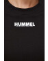 Hummel longsleeve din bumbac culoarea negru - Pled.ro