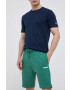 Hummel pantaloni scurti barbati culoarea verde melanj - Pled.ro