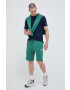 Hummel pantaloni scurti barbati culoarea verde melanj - Pled.ro