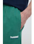 Hummel pantaloni scurti barbati culoarea verde melanj - Pled.ro