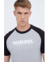 Hummel tricou barbati culoarea gri cu imprimeu - Pled.ro