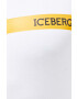 Iceberg tricou barbati culoarea alb cu imprimeu - Pled.ro