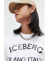 Iceberg tricou din bumbac culoarea alb - Pled.ro