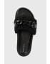 Inuikii papuci Woven Chain Platform femei culoarea negru cu platforma 70103-103 - Pled.ro