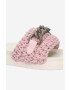 Inuikii papuci Woven Chain Slipper femei culoarea roz cu platforma - Pled.ro