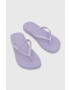 Ipanema slapi ANAT COLORS femei culoarea violet cu toc plat - Pled.ro