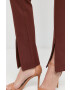 Ivy Oak Ivy & Oak Pantaloni femei culoarea bordo model drept high waist - Pled.ro