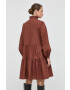 Ivy Oak Ivy & Oak Rochie TBA culoarea bordo mini evazata - Pled.ro