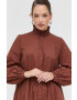 Ivy Oak Ivy & Oak Rochie TBA culoarea bordo mini evazata - Pled.ro