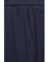 Ivy Oak pantaloni Pia femei culoarea albastru marin lat high waist - Pled.ro