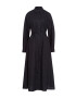 Ivy Oak Ivy & Oak rochie din bumbac culoarea negru midi evazati - Pled.ro