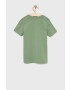 Jack & Jones tricou de bumbac pentru copii culoarea verde cu imprimeu - Pled.ro